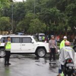 Polres Bandara Ngurah Rai Amankan Kedatangan Presiden RI Prabowo Subianto melalui VIP Bandara