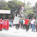 Waka Polres Jembrana Hadiri Gerak Jalan Kreasi Tingkat SD/MI se-Kabupaten Jembrana