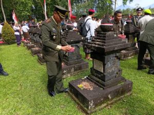 Dandim Tabanan Meriahkan Peringatan Puputan Margarana ke-79 yang Dipimpin Gubernur Bali