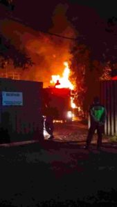 Kebakaran PT Sanmaru Pasar Kemis, Dua Dugaan Penyebab Masih Diselidiki