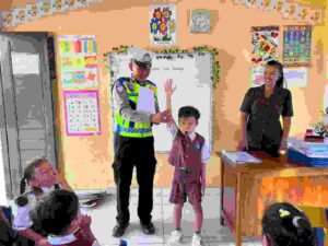 Polres Jembrana Edukasi Anak Usia Dini, Tanamkan Budaya Tertib Berlalu Lintas Sejak Dini