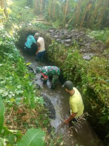 Respons Cepat Keluhan Petani, Serka Nengah Sudiarta Satukan Warga Selamatkan Sawah Subak Pangyangan