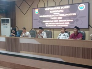 Musdus Desa Sindangsono Bahas Rencana Pembangunan Tahun 2027, Warga Antusias Hadiri Musyawarah