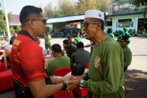 Dandim 1617/Jembrana Sambut Hangat Purnawirawan TNI AD, Tegaskan Prinsip Jasmerah ​Peringati HUT ke-23 PPAD,