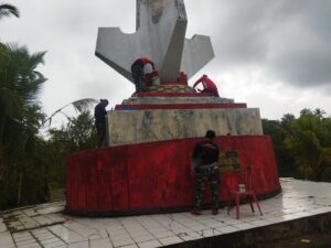 Rawat Monumen MBO DPRI, Koramil Selemadeg Jaga Warisan Sejarah Perjuangan di Tabanan