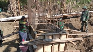 Percepat Akses Antar-Desa, Kodim 1617/Jembrana Genjot Pembangunan Jembatan Perintis Garuda Tahap VI