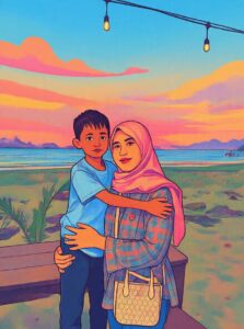 Tak Pernah Mengeluh, Ibu Imas Berjuang Sendiri Membesarkan Anak Semata Wayangnya