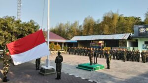 Kuatkan Disiplin dan Sinergi, Kodim 1617/Jembrana Gelar Upacara Bendera Dirangkaikan Jam Komandan