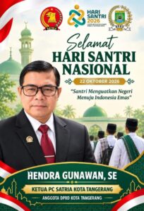 Hendra Gunawan: Santri Pilar Penjaga Moral dan Penguat Negeri Menuju Indonesia Emas