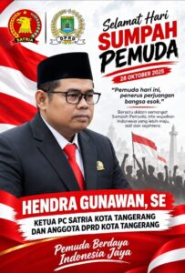 Hendra Gunawan: Pemuda Hari Ini Adalah Penerus Perjuangan Bangsa Esok